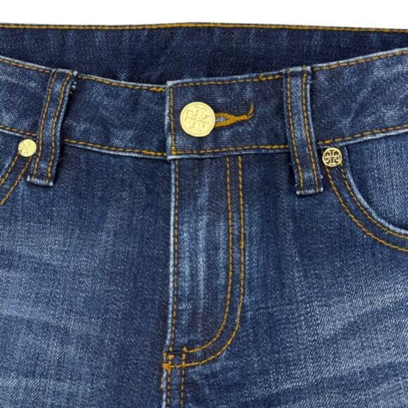 TORY BURCH Super Skinny Jean Size 27 Blue - Picture 3 of 10